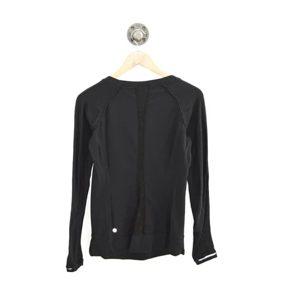 Lululemon lace detail L/S Top #205-7 - Picture 3 of 3